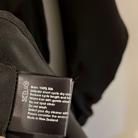 NWT 100% silk Kate Sylvester long-sleeve maxi dress - Picture 5 of 5